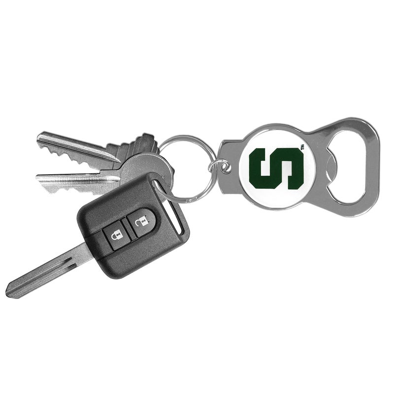 Siskiyou NCAA Siskiyou Sports Fan Shop Michigan State Spartans Bottle Opener Key Chain One Size Team Color - Image 2
